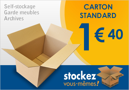 acheter des cartons de déménagement pas chers avec les magasins Stockez Vous-Mêmes
