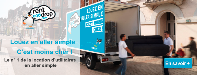 Rent and Drop spécialiste de la location d'utilitaires en aller simple